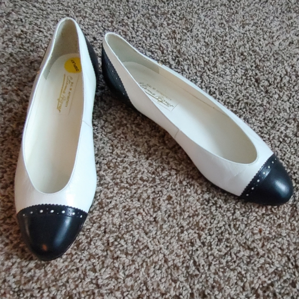 Black and white flats